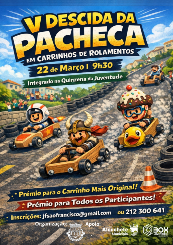 V Descida da Pacheca em Carrinhos de Rolamentos